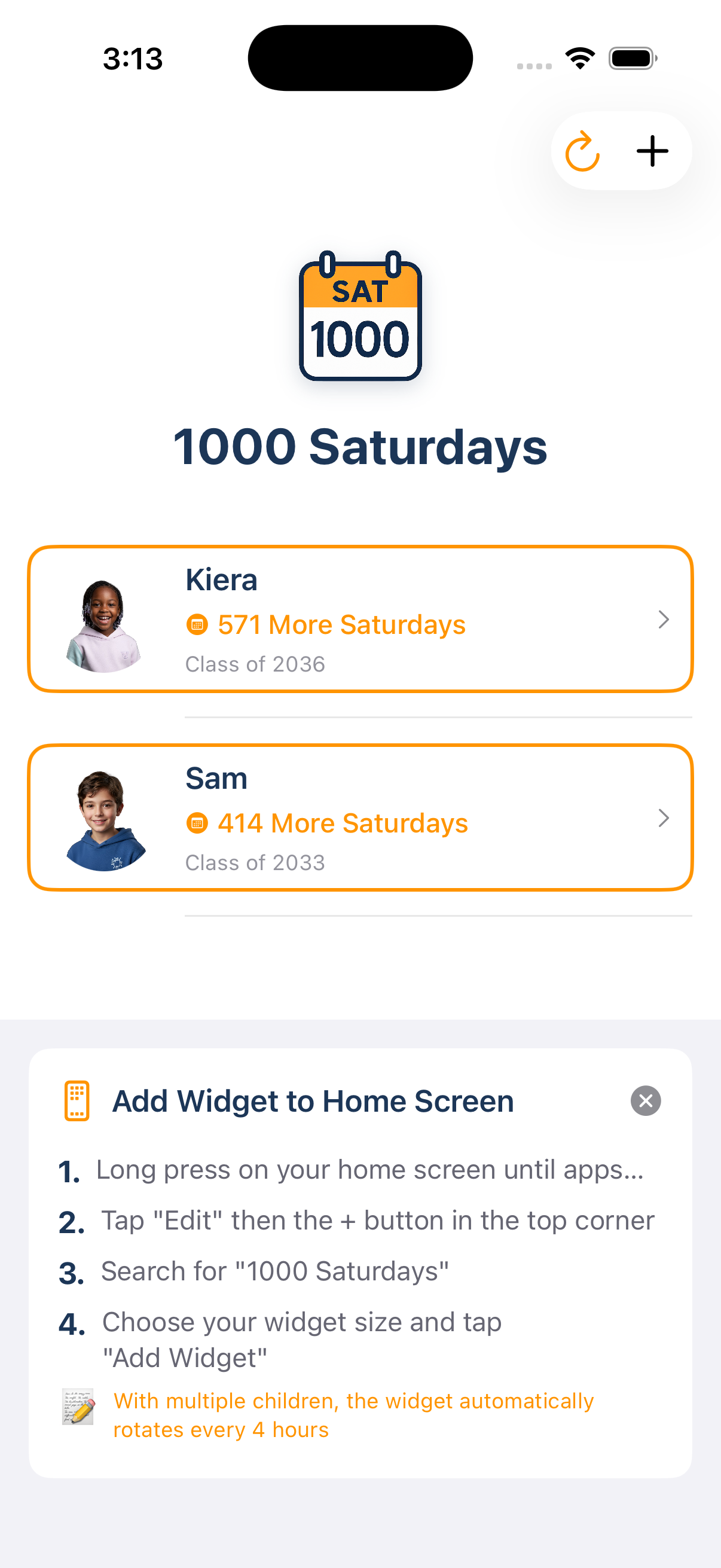 Multiple kids