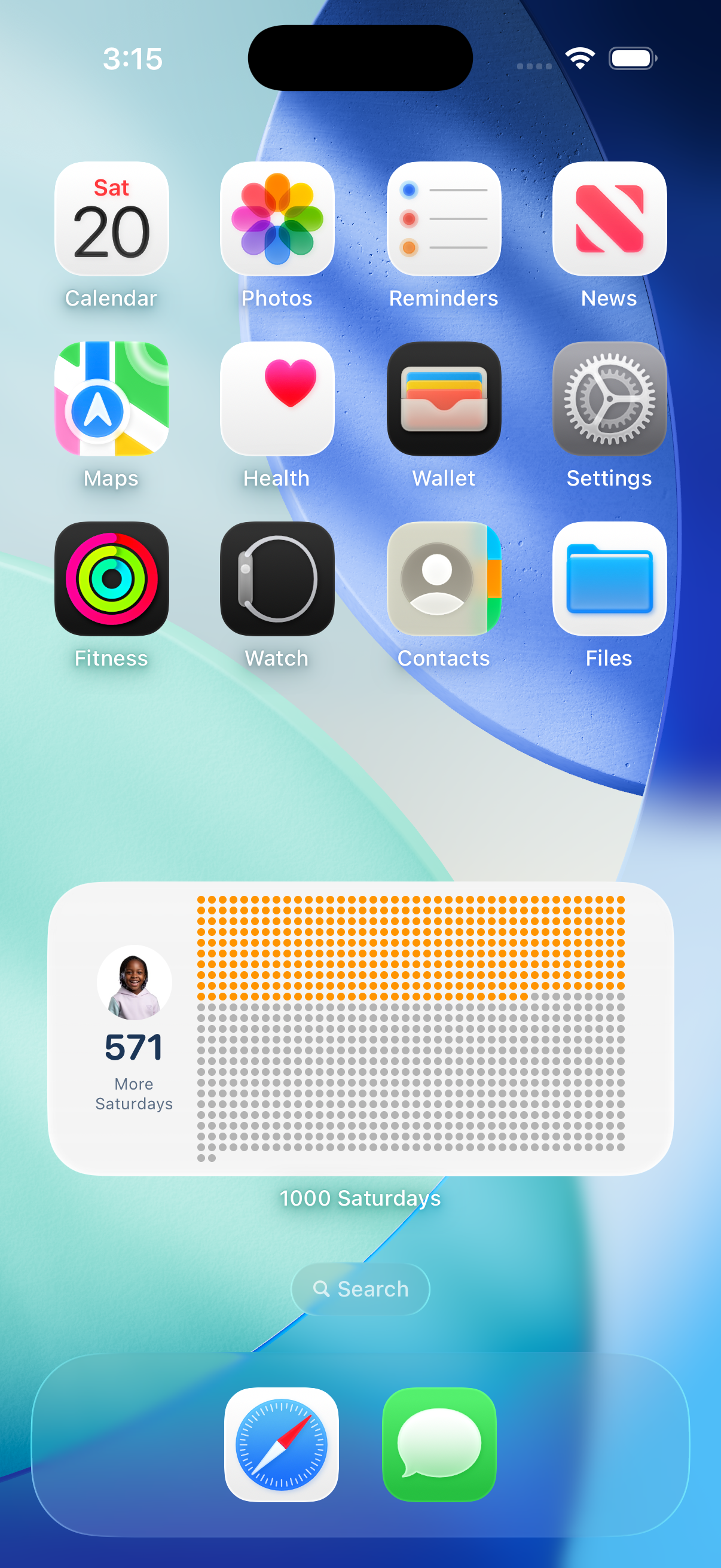 Home screen widget